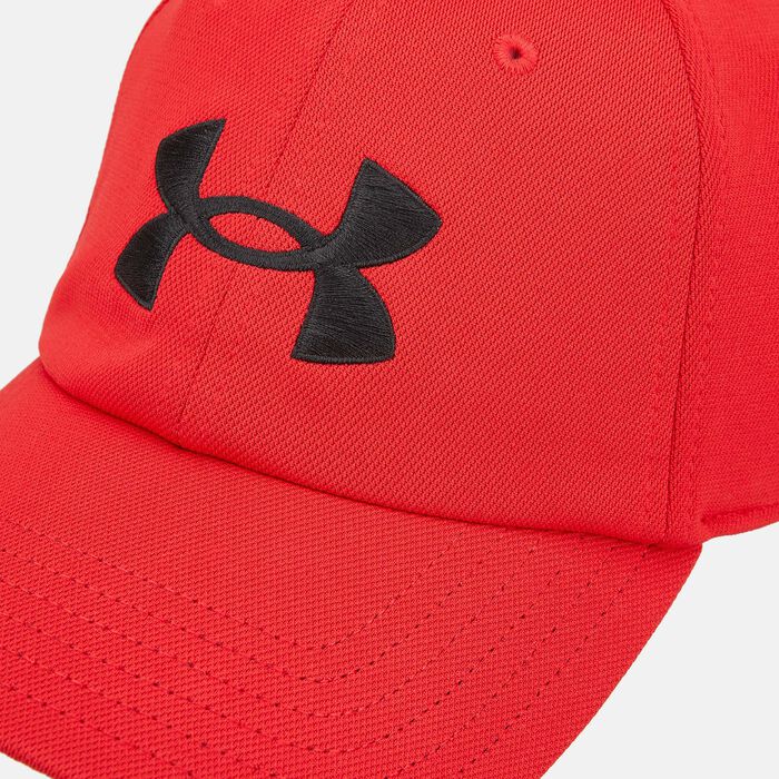 Under Armour Men's Blitzing Adjustable Cap Red Under Armour Men's Blitzing Adjustable Cap Red image number 2