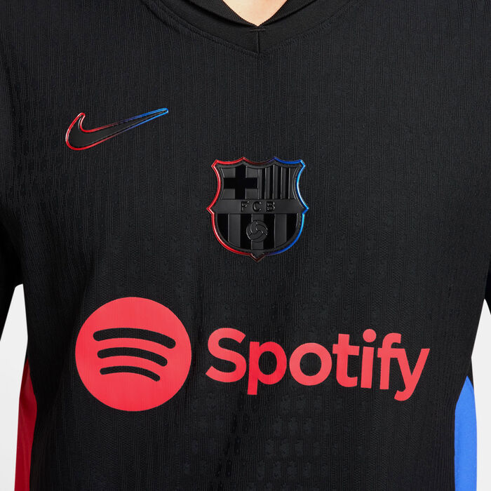 Nike Men's FC Barcelona 24/25 Away Authentic Football Jersey Black image number 3