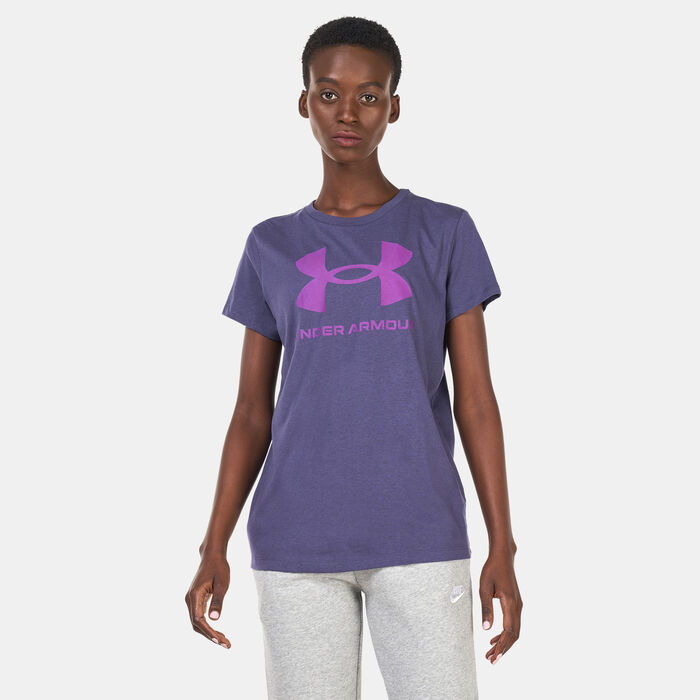 Under Armour Women's Sportstyle Graphic T-Shirt Purple image number 0