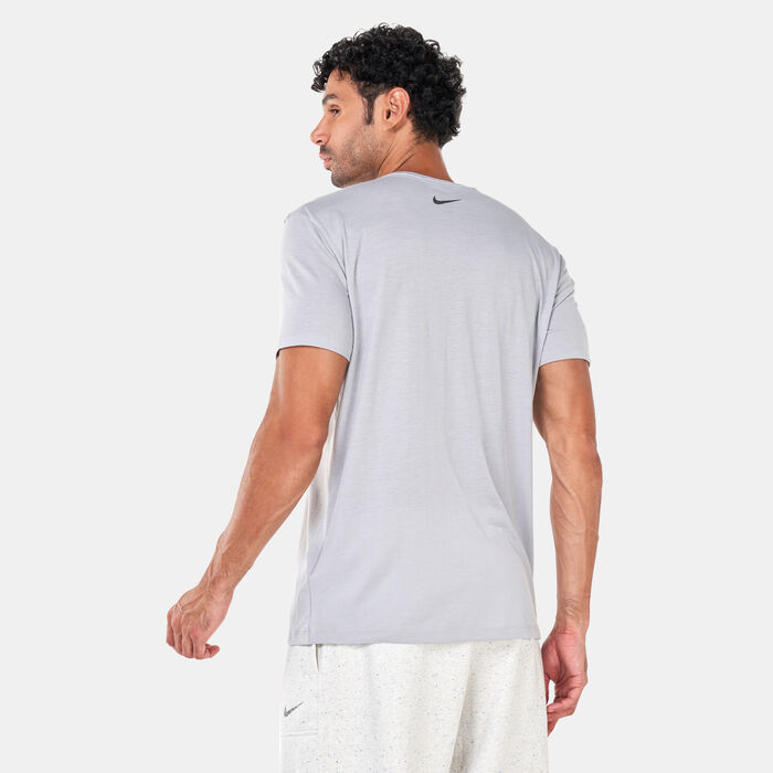Nike Men's Yoga Core Dri-FIT T-Shirt Grey image number 1