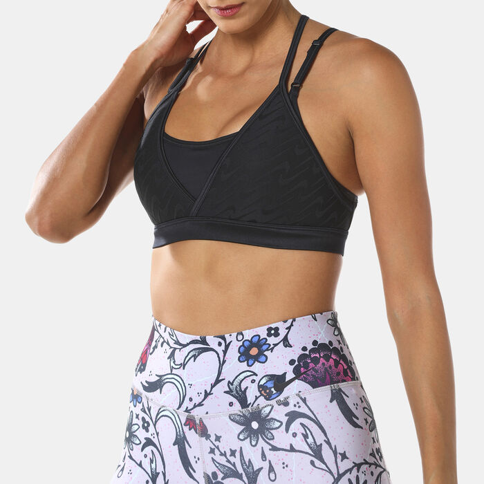 Nike Women's Dri-FIT Indy Icon Clash Sports Bra Black Nike Women's Dri-FIT Indy Icon Clash Sports Bra Black image number 3