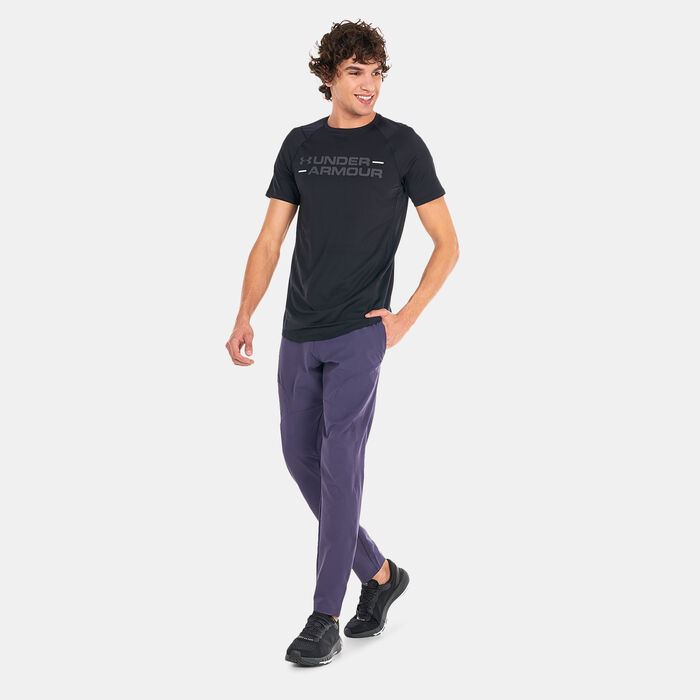 Under Armour Men's Unstoppable Tapered Pants Purple Under Armour Men's Unstoppable Tapered Pants Purple image number 2