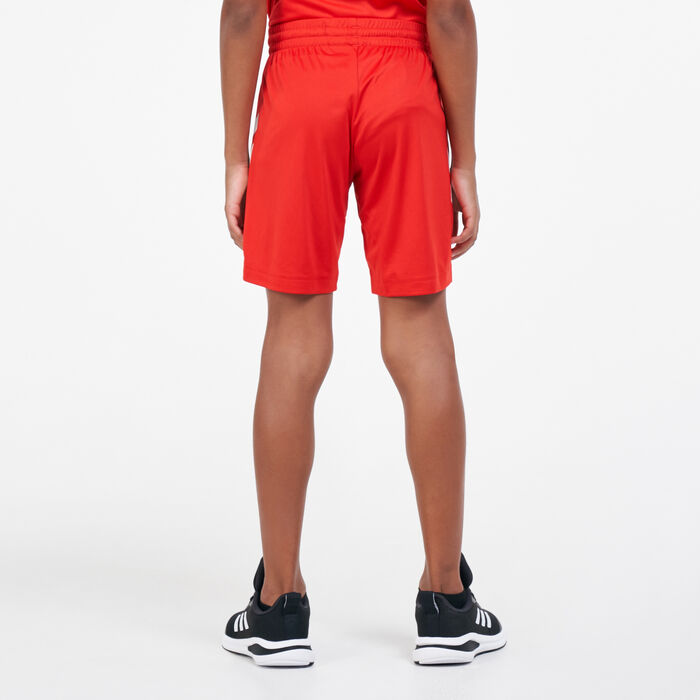adidas Kids' Salah Football-Inspired Shorts Red adidas Kids' Salah Football-Inspired Shorts Red image number 1