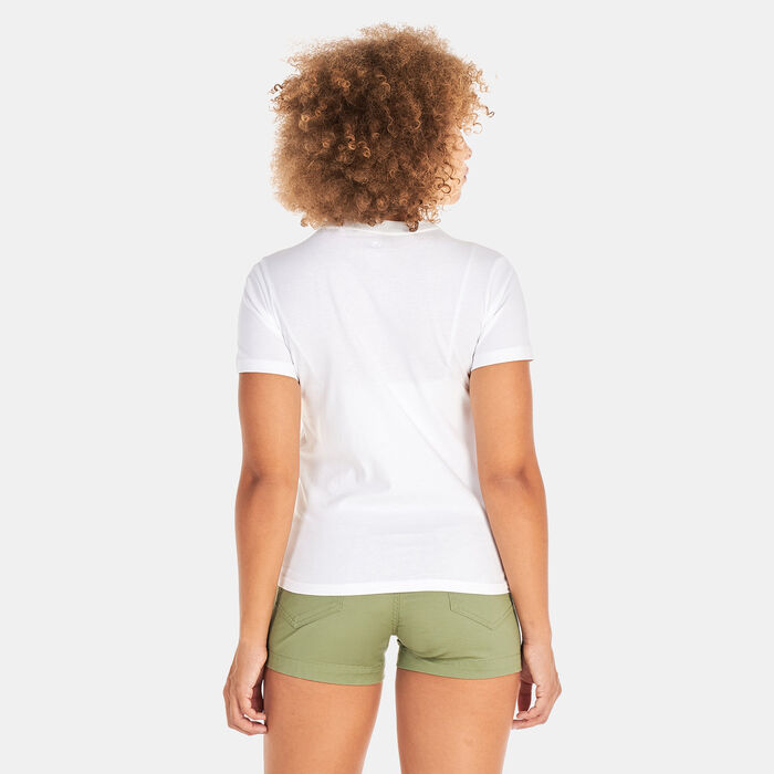 Converse Women's Logo Remix T-Shirt White Converse Women's Logo Remix T-Shirt White image number 1