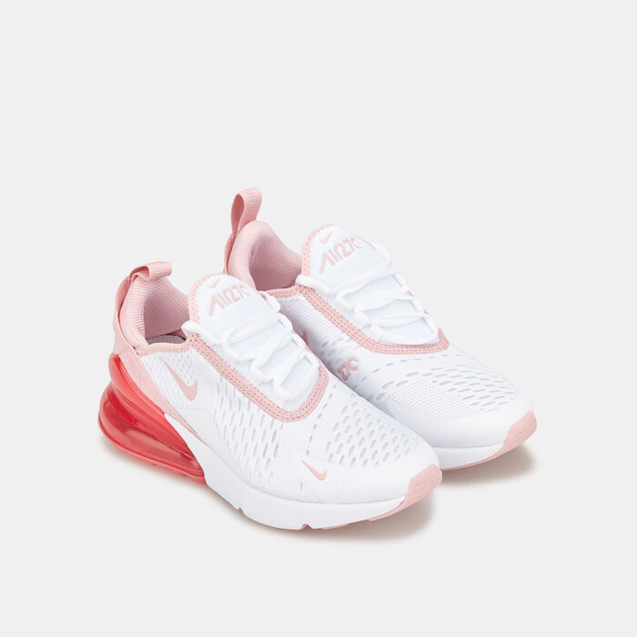 Nike Kids' Air Max 270 Shoes White Nike Kids' Air Max 270 Shoes White image number 1