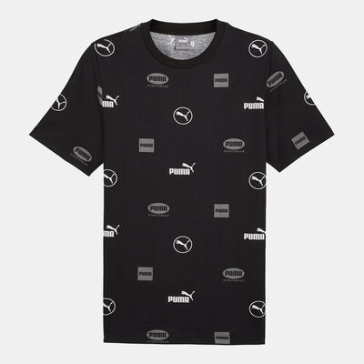 PUMA Men's Power Allover Print T-Shirt Black