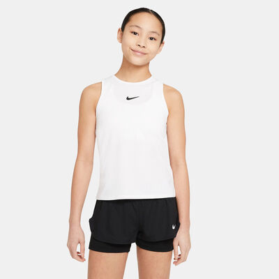 Nike Kids' Court Dri-FIT Victory Tank Top (Older Kids) White Nike Kids' Court Dri-FIT Victory Tank Top (Older Kids) White