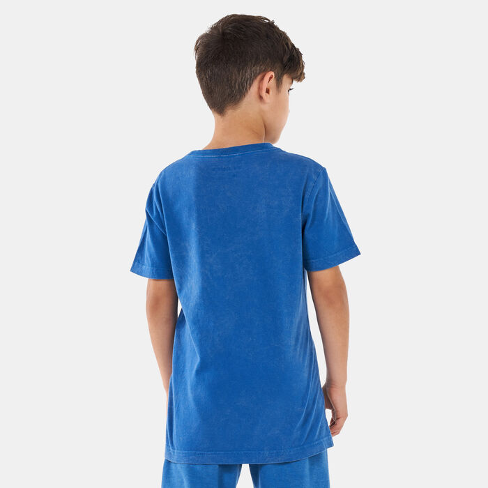 Jordan Kids' No Look T-Shirt Blue image number 1