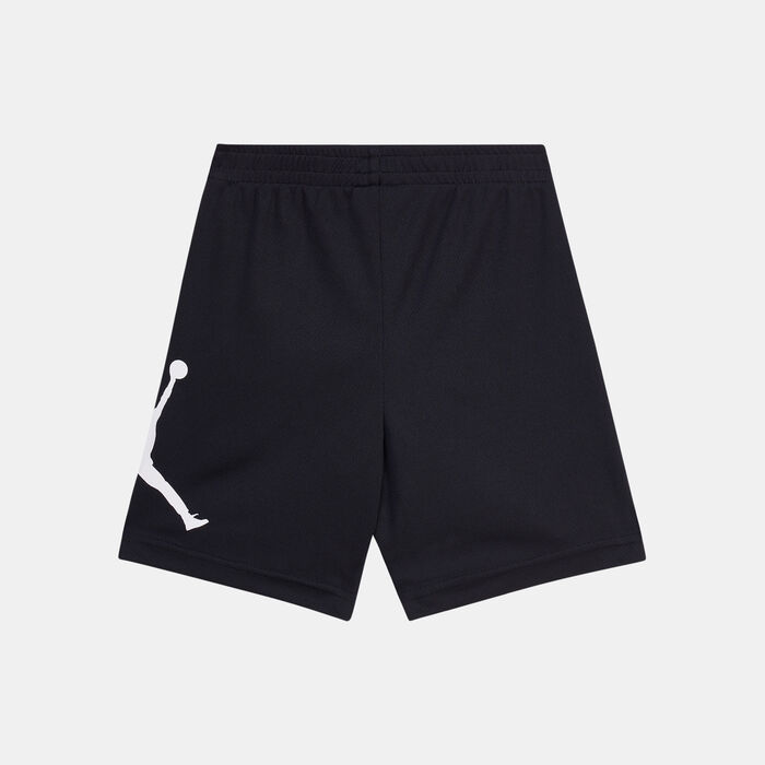 Jordan Kids' Jumpman Wrap Mesh Shorts Black Jordan Kids' Jumpman Wrap Mesh Shorts Black image number 1