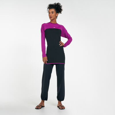 Speedo Women's Delight 2-Piece Bodysuit Black