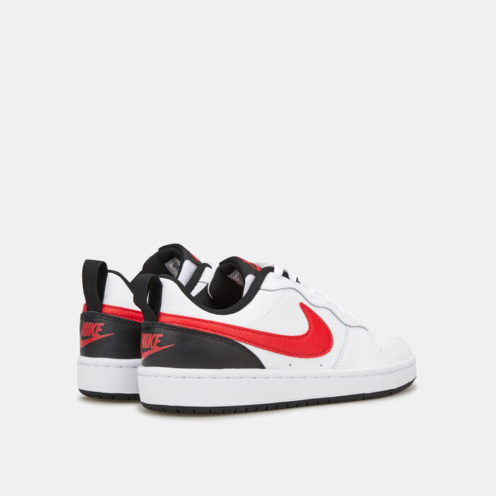 Nike Kids' Court Borough Low 2 Shoe (Older Kids) White image number 2
