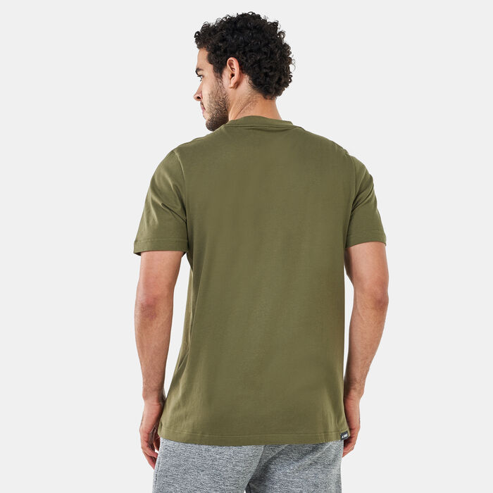 adidas Men's Terrex Patch Mountain Graphic T-Shirt Green adidas Men's Terrex Patch Mountain Graphic T-Shirt Green image number 1