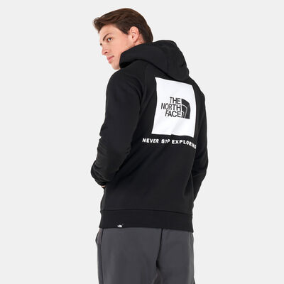 The North Face Men's Raglan Red Box Hoodie Blue