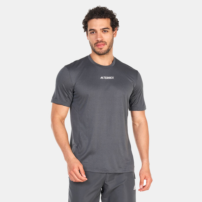 adidas Men's Terrex Multi T-Shirt Grey adidas Men's Terrex Multi T-Shirt Grey image number 0