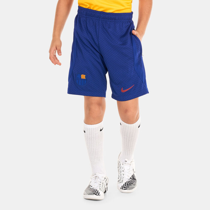Nike Kids' FC Barcelona Dri-FIT Strike Shorts Blue Nike Kids' FC Barcelona Dri-FIT Strike Shorts Blue image number 0