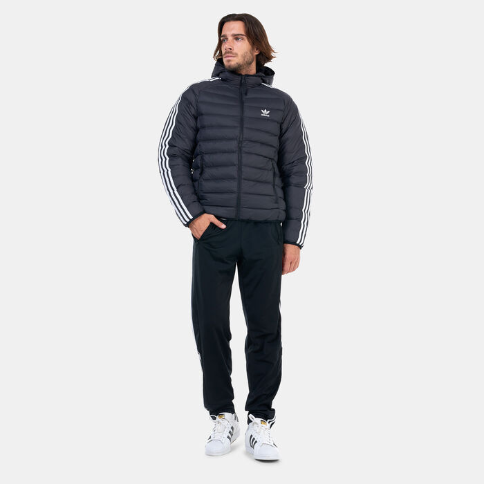 adidas Originals Men's Padded Hooded Puffer Jacket Black image number 2