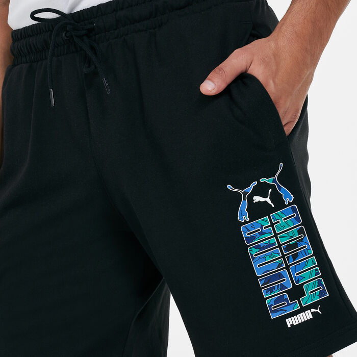 PUMA Men's Classics Babyterry Shorts Black image number 3