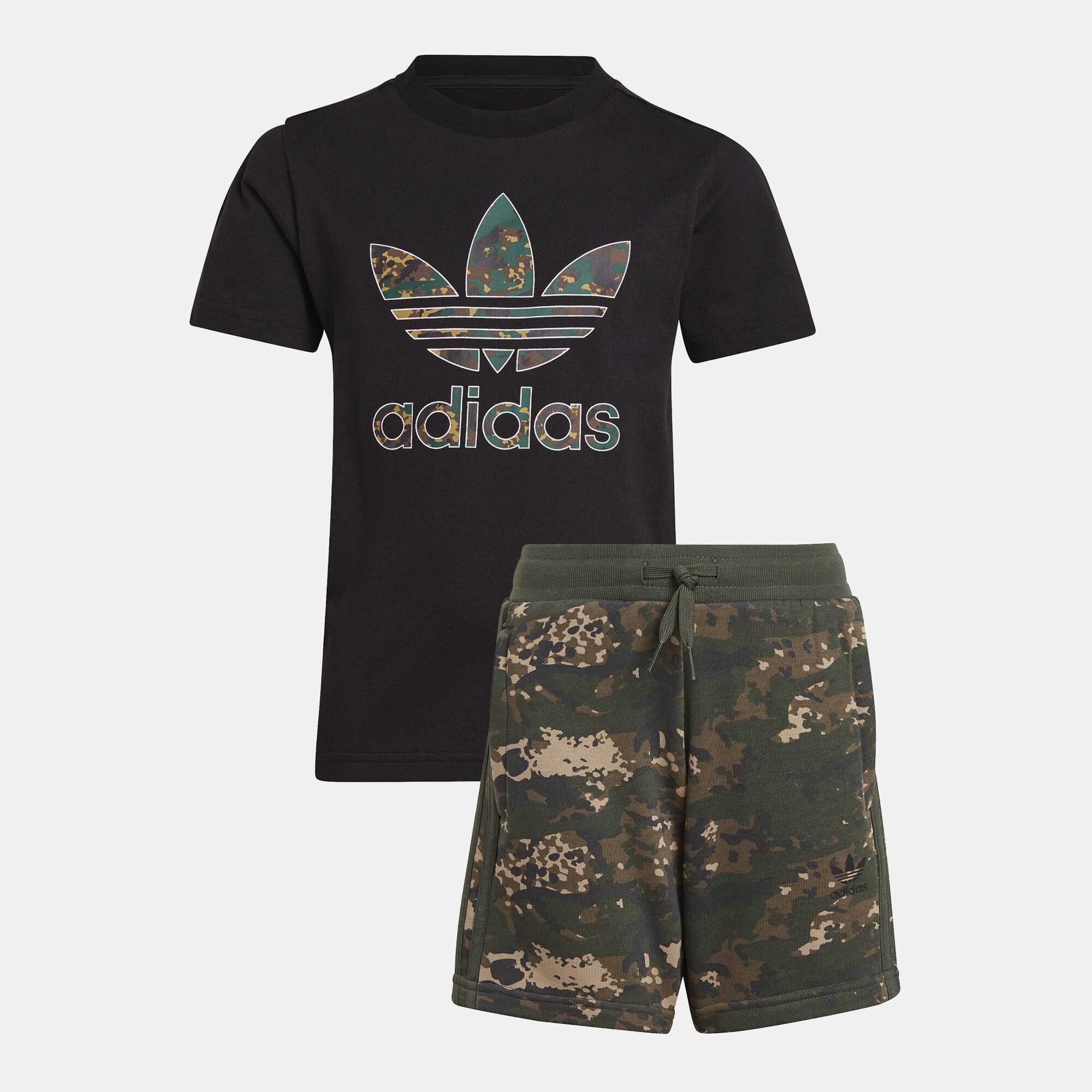 Adidas camo shorts outlet and shirt