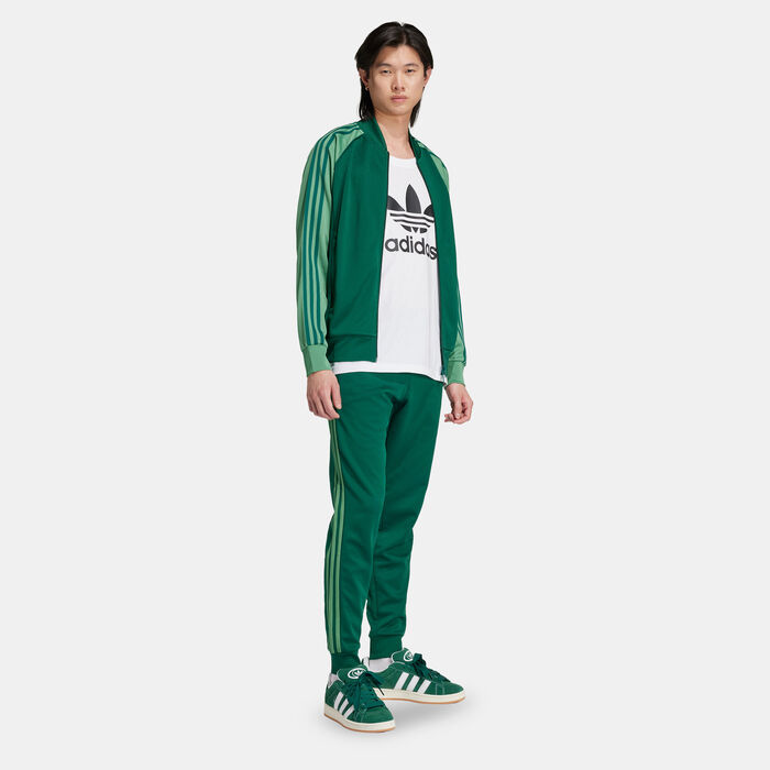 adidas Originals Men's Adicolor Classics SST Track Jacket Green image number 2