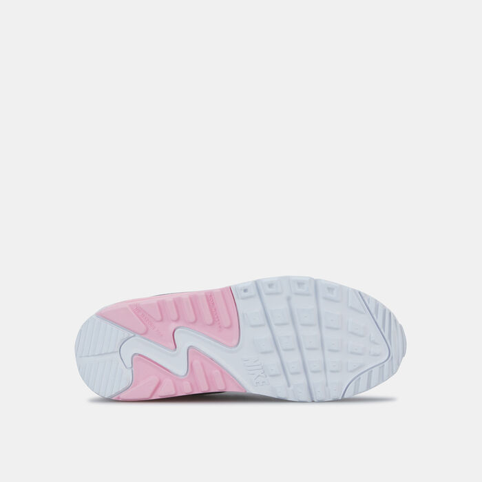 Nike Kids' Air Max 90 Leather Shoe (Older Kids) Grey Nike Kids' Air Max 90 Leather Shoe (Older Kids) Grey image number 3