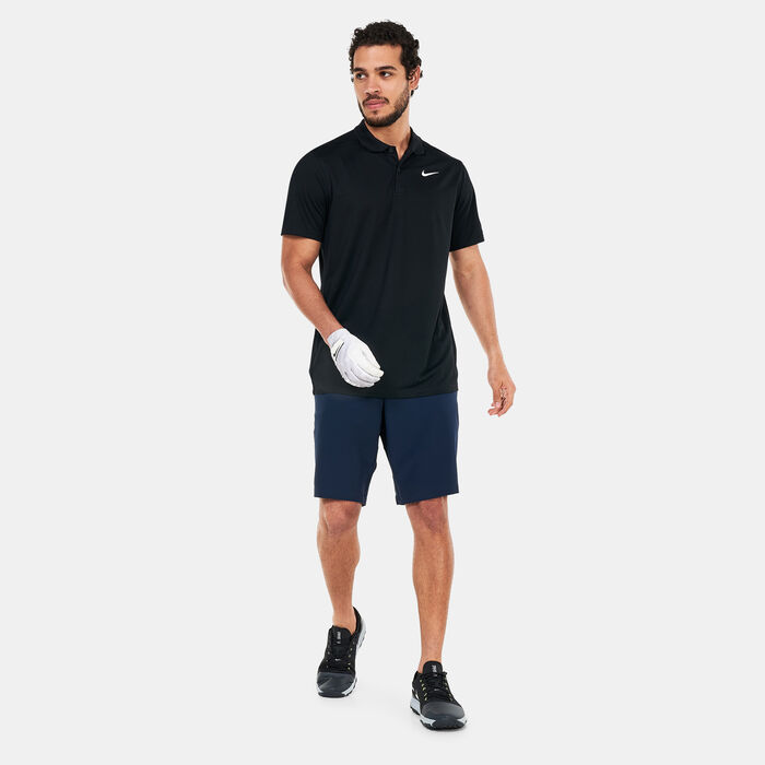 Nike Men's Dri-FIT Victory Solid Golf Polo Shirt Black Nike Men's Dri-FIT Victory Solid Golf Polo Shirt Black image number 2