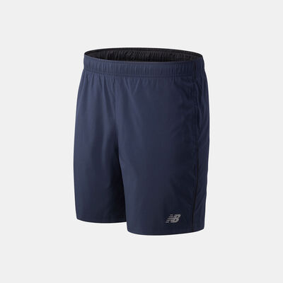 New Balance Men's Core Run 7-inch Shorts Blue