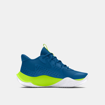 Under Armour Kids' UA Jet 23 Basketball Shoes Blue