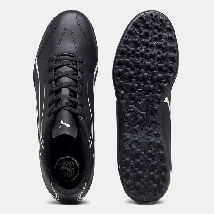 PUMA Men's VITORIA Turf Ground Football Shoes Black PUMA Men's VITORIA Turf Ground Football Shoes Black image number 3