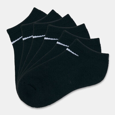Nike Kids' No-Show Socks (3 Pack) Black