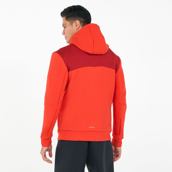 adidas Men's Z.N.E. Hooded Jacket Red adidas Men's Z.N.E. Hooded Jacket Red image number 1