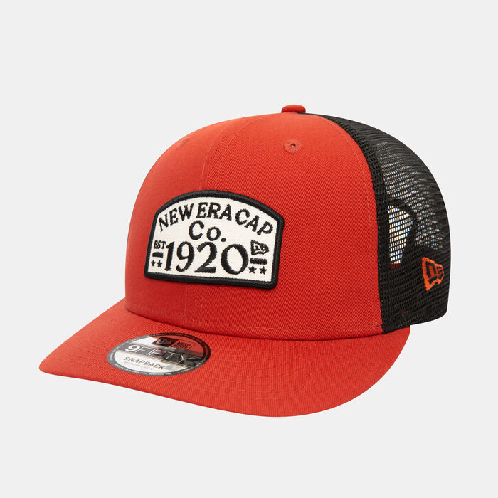 New Era Men's Patch Copper 9FIFTY Trucker Cap Orange New Era Men's Patch Copper 9FIFTY Trucker Cap Orange image number 2