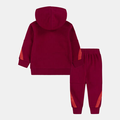 Nike Kids' Sportswear Taping Pullover Set Pink