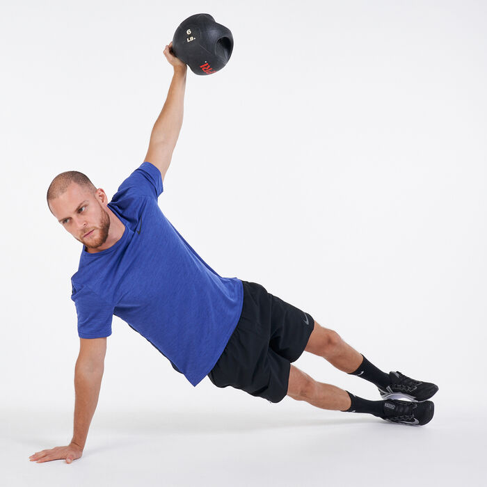 Nike Men's Dri-FIT T-Shirt Blue image number 2