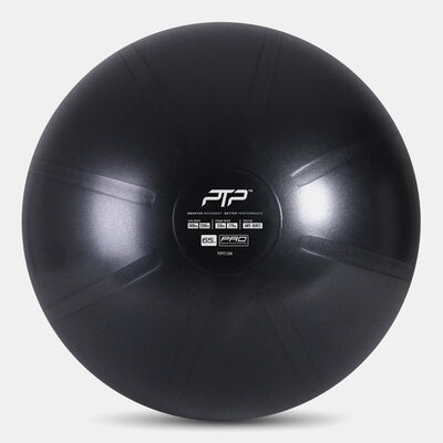 PTP Core Ball With Pump (65cm) Black PTP Core Ball With Pump (65cm) Black