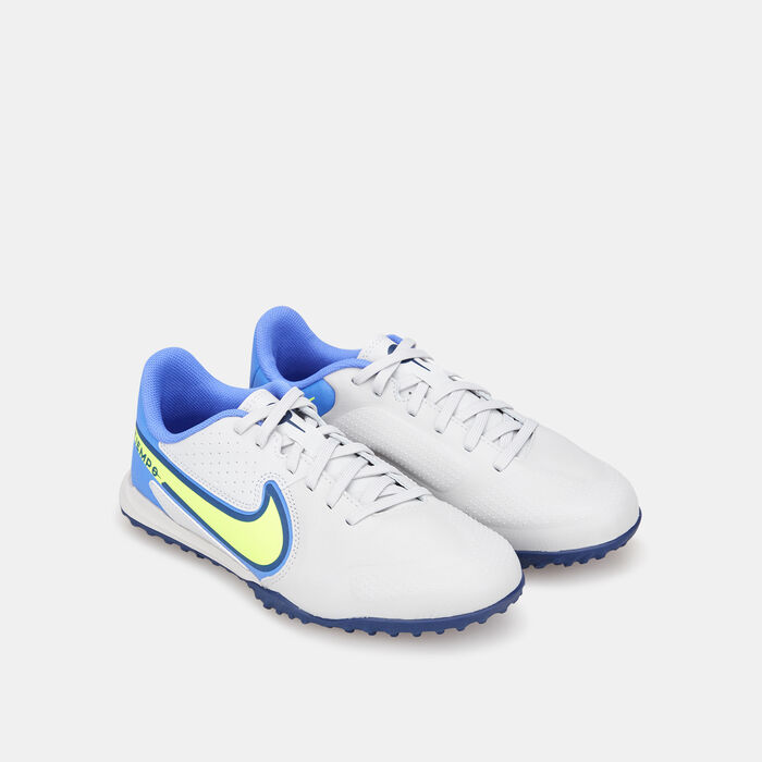 Nike Kids' Tiempo Legend 9 Academy Turf Ground Shoe Grey Nike Kids' Tiempo Legend 9 Academy Turf Ground Shoe Grey image number 1