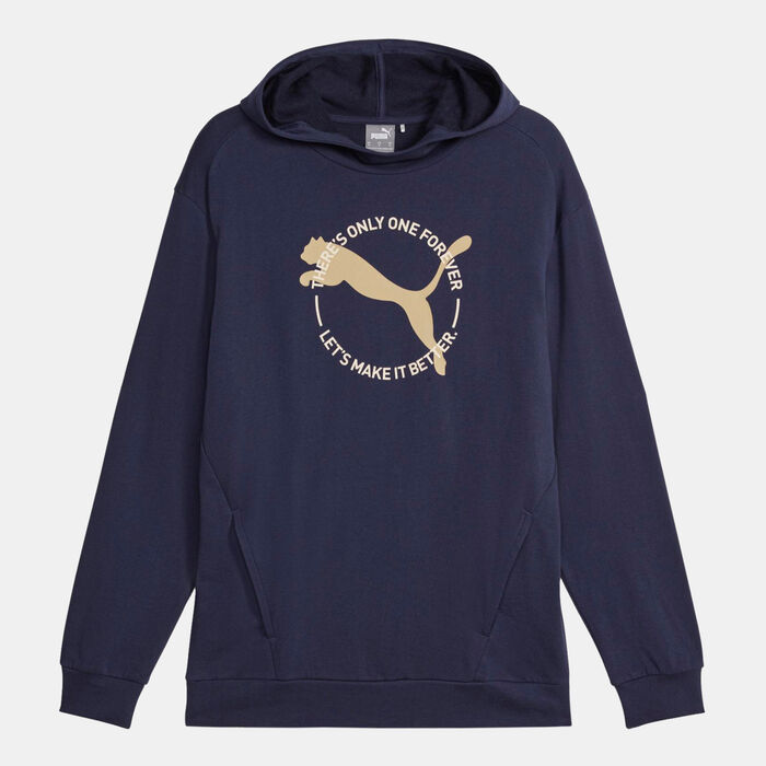 PUMA Men's Better Sportswear Hoodie Blue PUMA Men's Better Sportswear Hoodie Blue image number 0