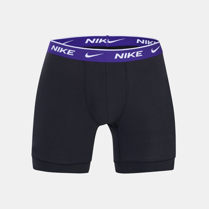 Nike Men's Logo Boxer Briefs (3 Pack) Black image number 1