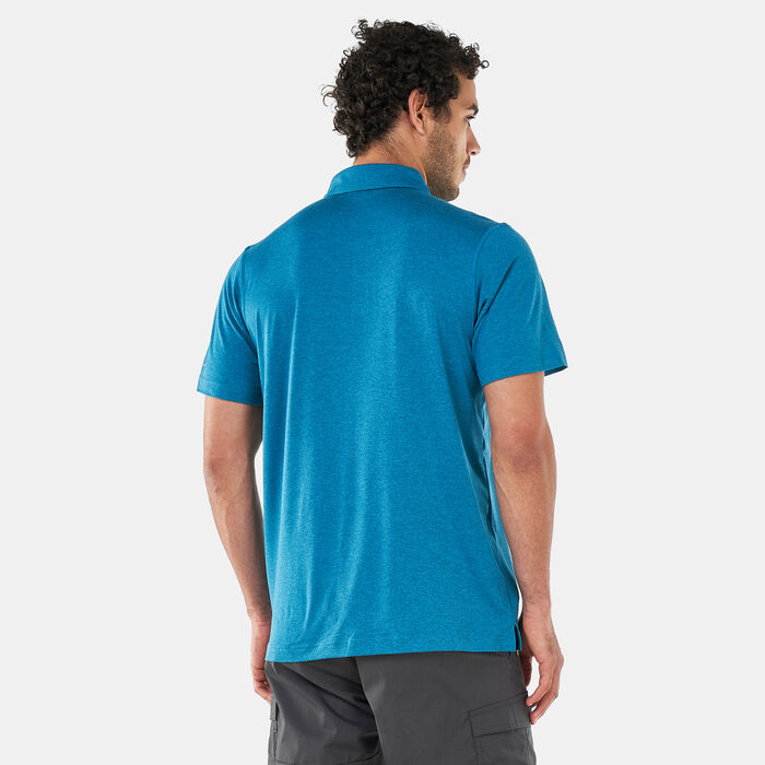 Columbia Men's Tech Trail™ Polo T-Shirt Blue Columbia Men's Tech Trail™ Polo T-Shirt Blue image number 1