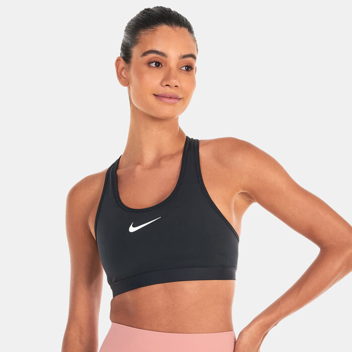 Nike Women's Swoosh High Support Non-Padded Sports Bra Black image number 0