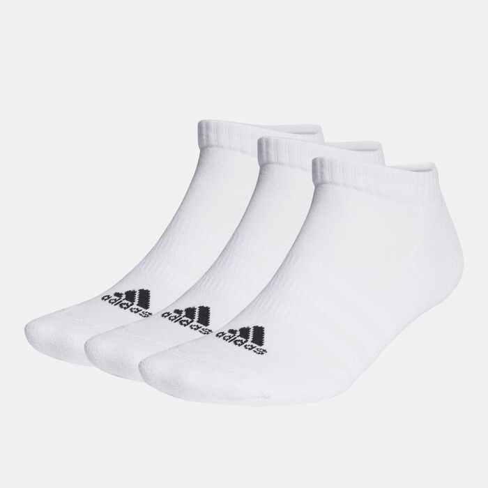adidas Men's Cushioned Low-Cut Socks (3 Pack) White adidas Men's Cushioned Low-Cut Socks (3 Pack) White image number 0