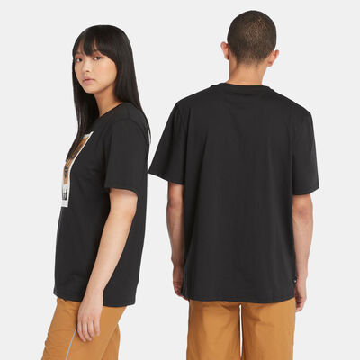 Timberland Men's Square Stack Logo T-Shirt Black