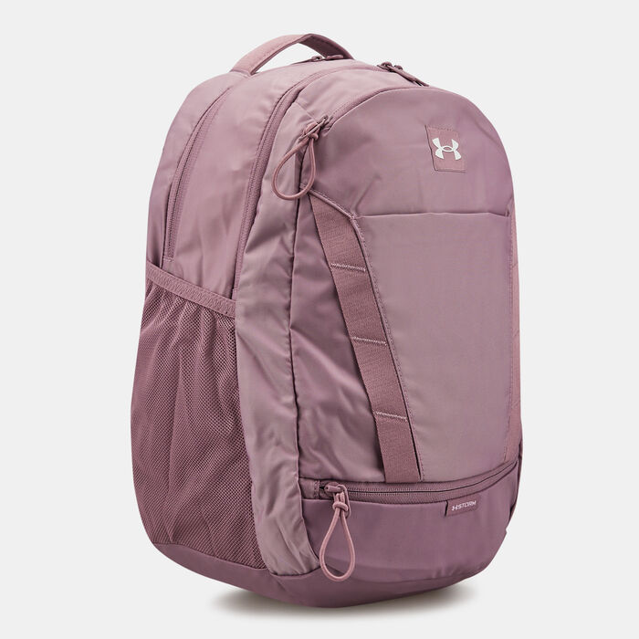 Under Armour Women's UA Hustle Signature Backpack Purple image number 2