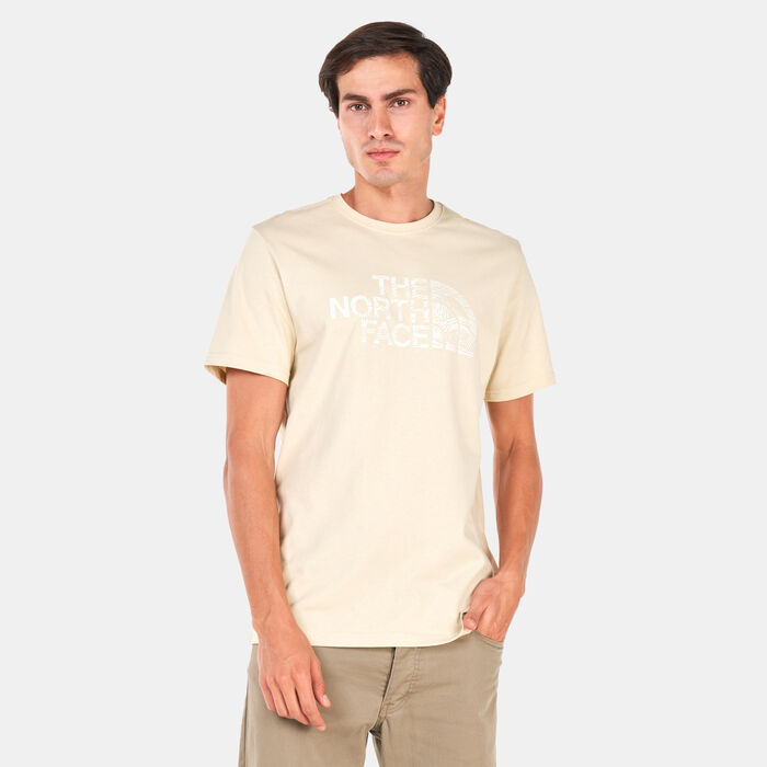 The North Face Men's Woodcut Dome T-Shirt Green The North Face Men's Woodcut Dome T-Shirt Green image number 0