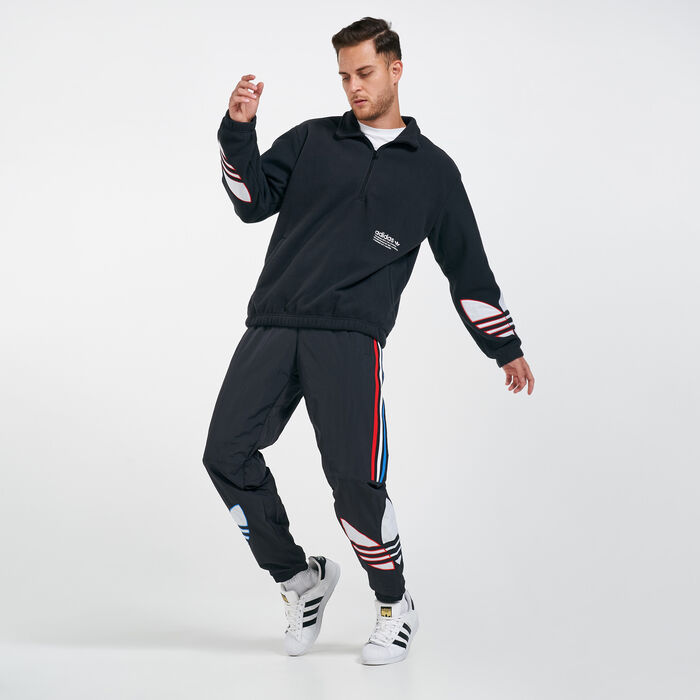 adidas Women's Adicolor Tricolour Track Pants Black adidas Women's Adicolor Tricolour Track Pants Black image number 2