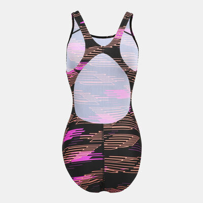 Speedo Women's Allover Recordbreaker Swimsuit Black