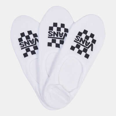 Vans Men's Classic Canoodle No-Show Socks (3 Pack) White Vans Men's Classic Canoodle No-Show Socks (3 Pack) White