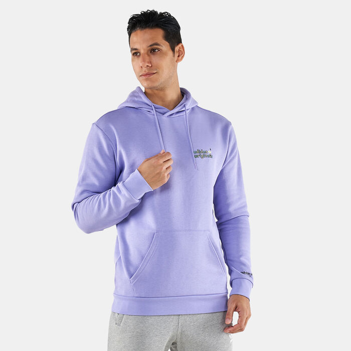 adidas Originals Men's Stoked Ali Hoodie Purple image number 1