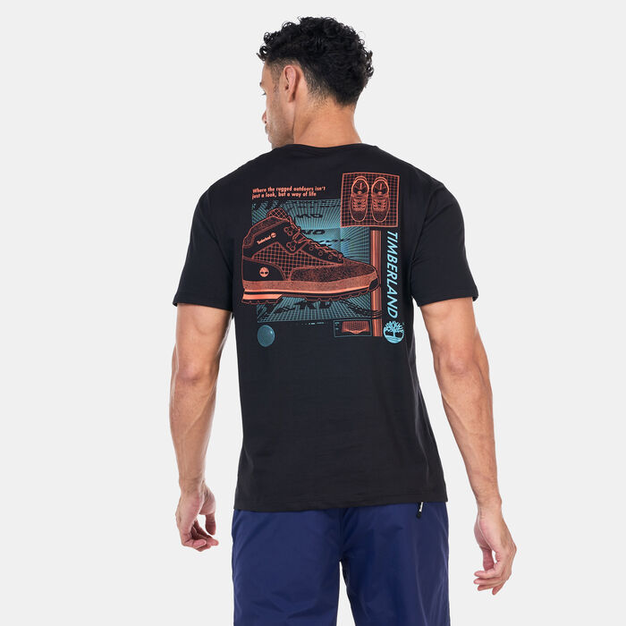 Timberland Men's Graphic Print T-Shirt Black Timberland Men's Graphic Print T-Shirt Black image number 1