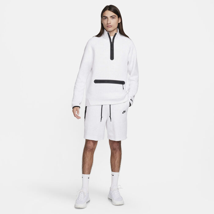 Nike Men's Sportswear Tech Fleece Shorts White Nike Men's Sportswear Tech Fleece Shorts White image number 7
