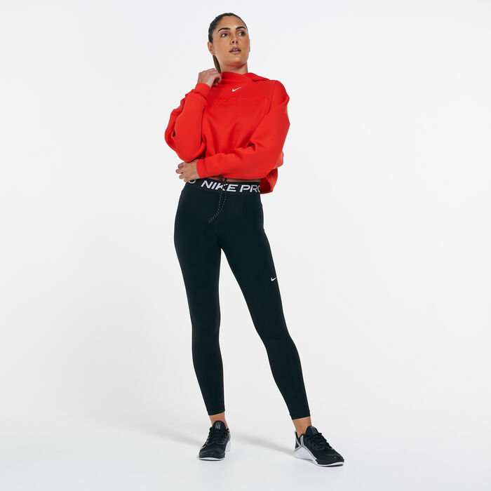 Nike Women's Pro Innovation Hoodie Red Nike Women's Pro Innovation Hoodie Red image number 2